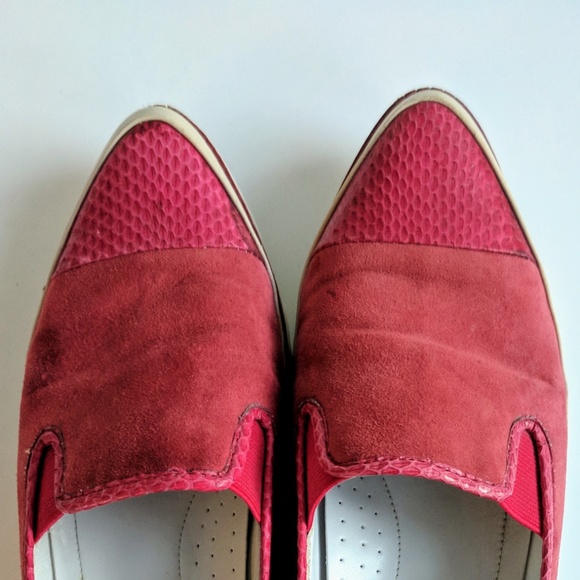 Donald J. Pliner Beliz Suede & Snakeskin Sneaker - Picture 7 of 8